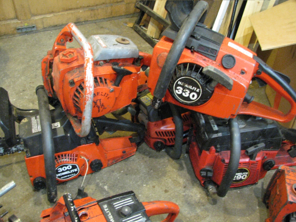 Used Homelite chainsaws